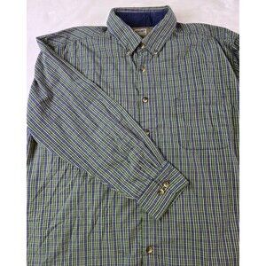CE Schmidt Workwear Men's XXL Long Sleeve Plaid Button‎ Up Shirt